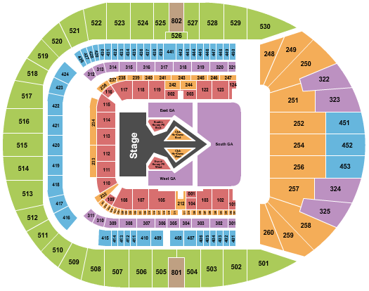 Tottenham Hotspur New Stadium Seating Chart: Beyonce