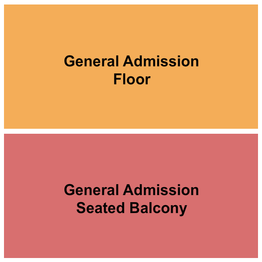 Tower Theatre - OK Seating Chart: GA Floor / GA Balcony