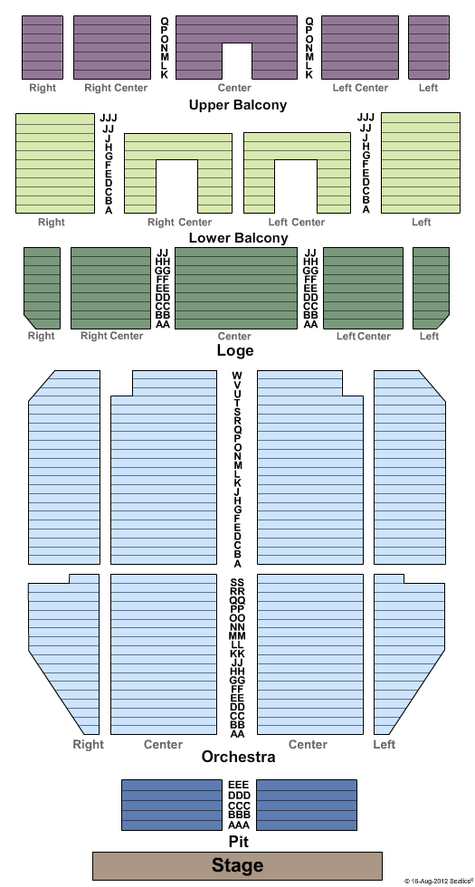 Tower Theatre Seating Chart