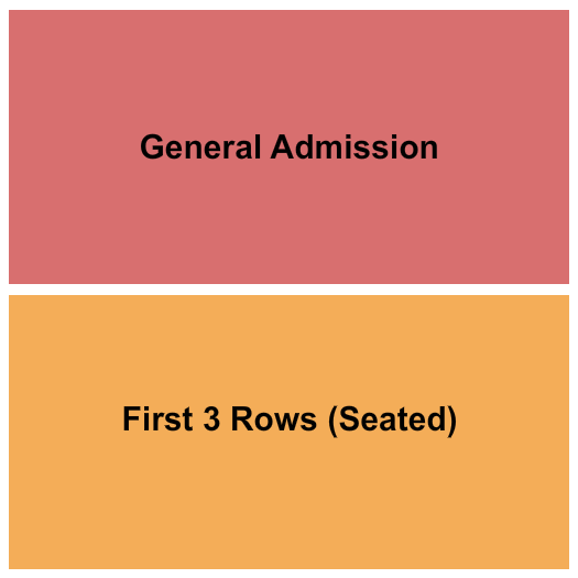 Town Ballroom Seating Chart: GA/Reserved Rows
