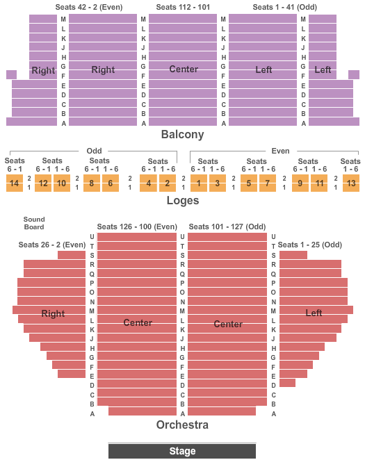 Town Hall Theatre - NY Map