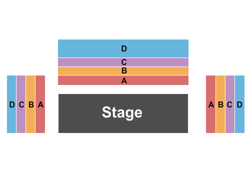 Town Hall - WA Seating Chart: Candlelight