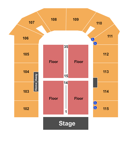 Town Toyota Center Seating Chart: Comedy