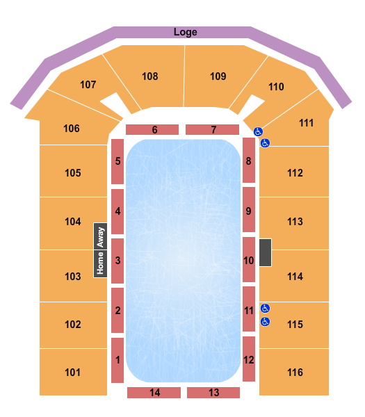 Town Toyota Center Seating Chart: Stars On Ice