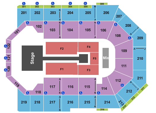 Toyota Arena - Ontario Seating Chart: Anuel AA 1