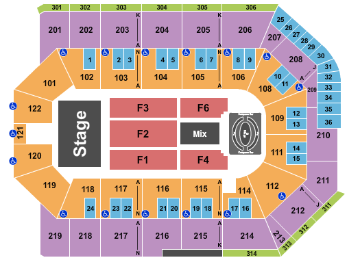 Toyota Arena - Ontario Seating Chart: Carin Leon