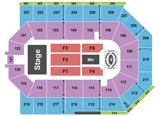Toyota Arena - Ontario Seating Chart: Carin Leon