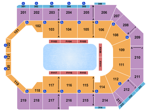 Toyota Arena - Ontario Seating Chart: Disney On Ice 2023