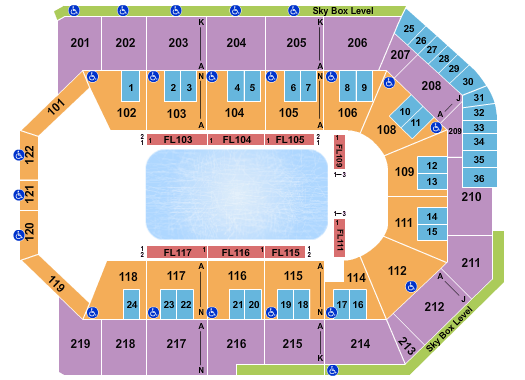 Toyota Arena - Ontario Seating Chart: Disney On Ice