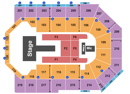 Toyota Arena - Ontario Seating Chart: J Balvin