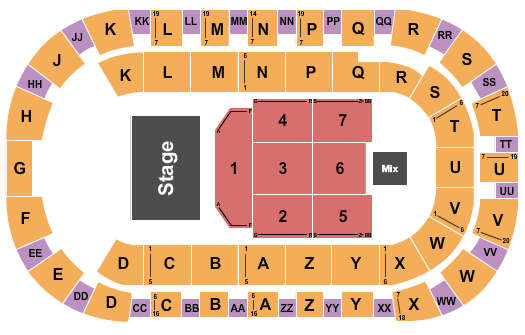 Toyota Center - Kennewick Seating Chart: Mannheim Steamroller