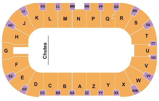 Toyota Center - Kennewick Seating Chart: Rodeo