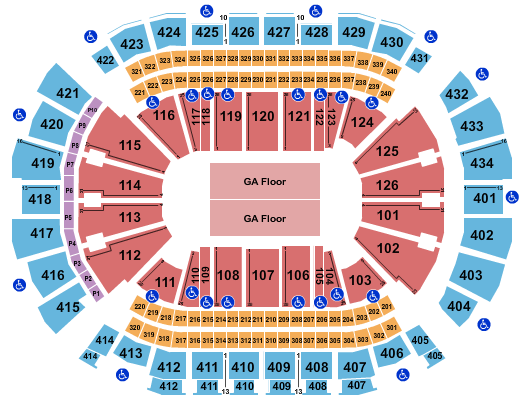 Toyota Center - TX Seating Chart: Bad Bunny