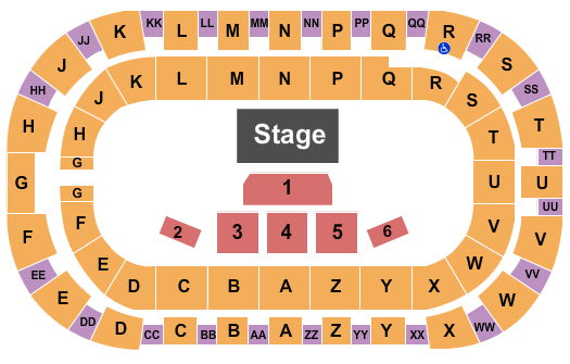 Toyota Center - Kennewick Seating Chart: Theatre