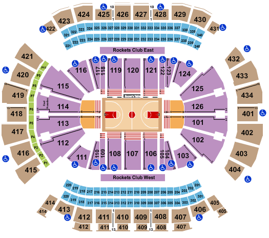 Buy Houston Rockets Tickets, Seating Charts for Events ...