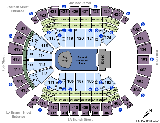 Toyota Center Seating Chart
