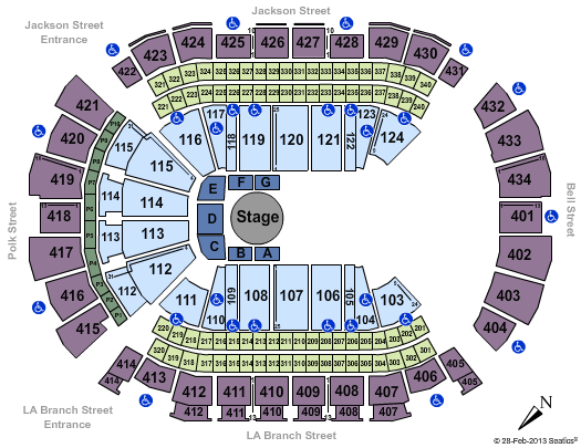 Toyota Center Seating Chart