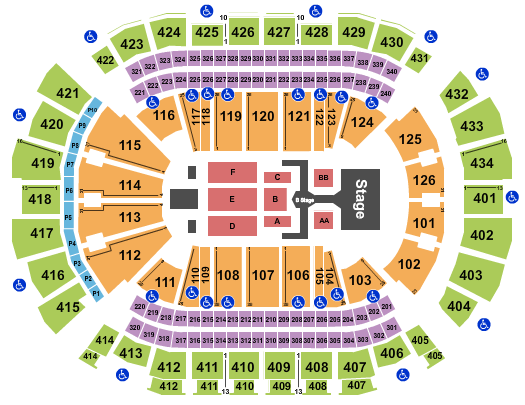 Toyota Center - TX Seating Chart: Dude Perfect