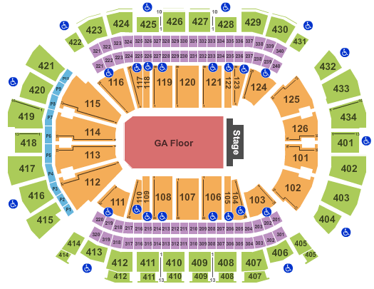 Toyota Center - TX Map