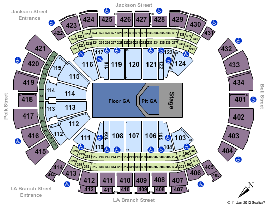 Toyota Center Seating Chart