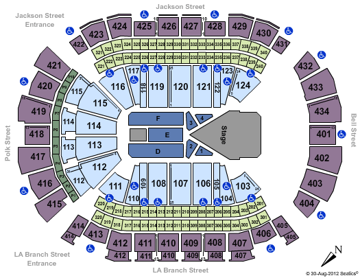 Toyota Center Seating Chart