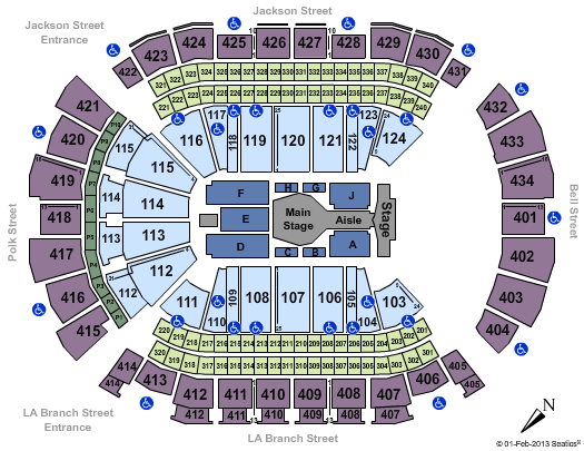Toyota Center Seating Chart