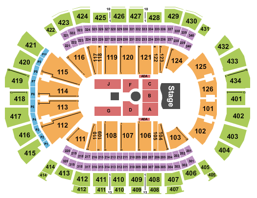 Toyota Center - TX Seating Chart: Olivia Dean
