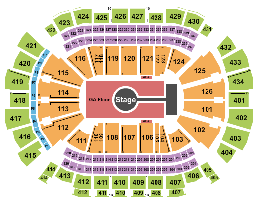 Toyota Center - TX Seating Chart: Rod Wave