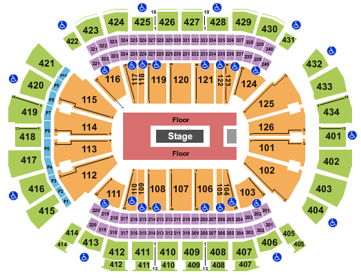 Toyota Center - TX Seating Chart: Rod Wave