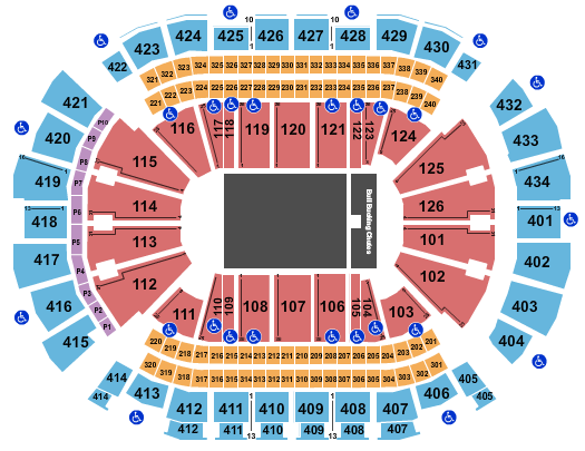 Toyota Center - TX Seating Chart: Rodeo