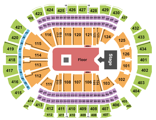 Toyota Center - TX Seating Chart: Sexyy Red