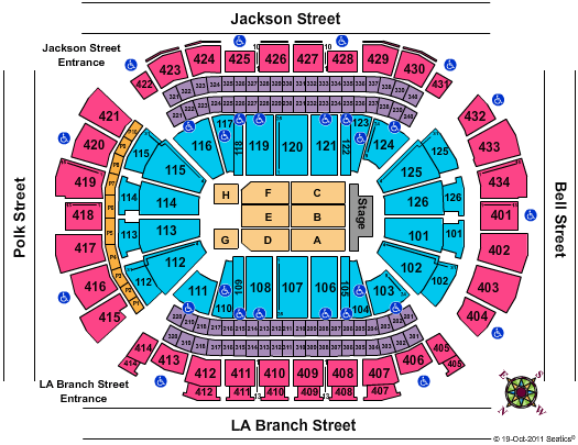 Toyota Center Seating Chart