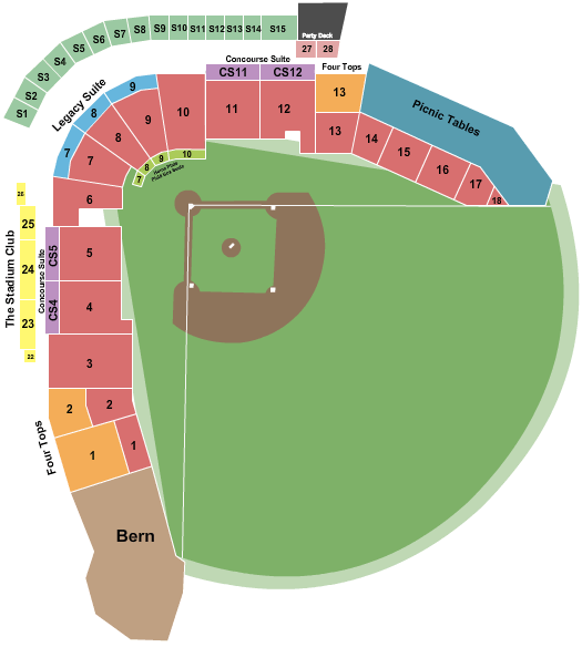 Toyota Field - AL Seating Chart: Baseball