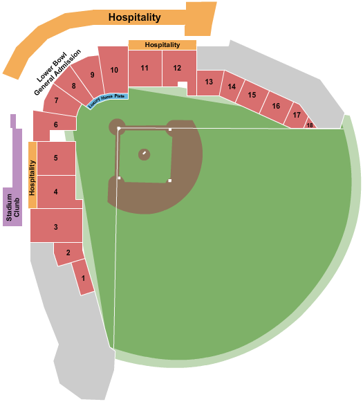 Toyota Field - AL Seating Chart: Softball