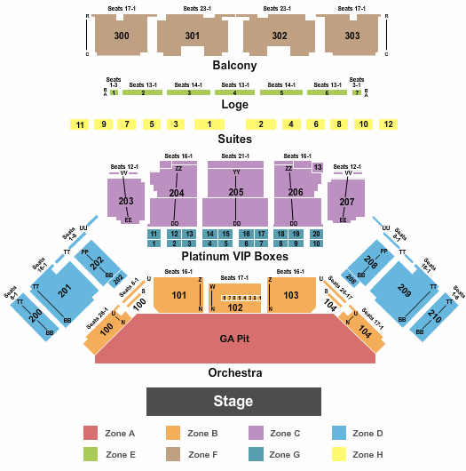 Brit Floyd Tickets Seating Chart Toyota Oakdale Theatre Toyota Oakdale Theatre Seating Chart Endstage Pit Int Zone