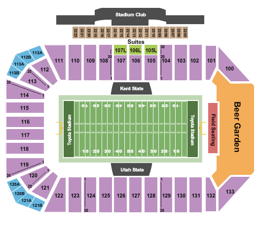 Independence Bowl Seating Chart