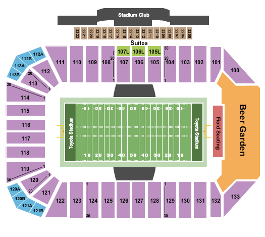 Seating Chart Ford Center Frisco