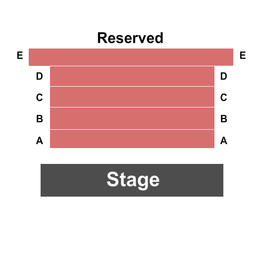 Treasure Coast Theatre Seating Chart: Endstage