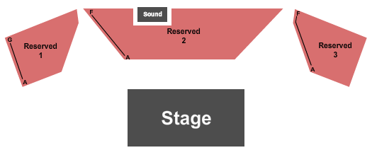 Tree House Theater Seating Chart: End Stage