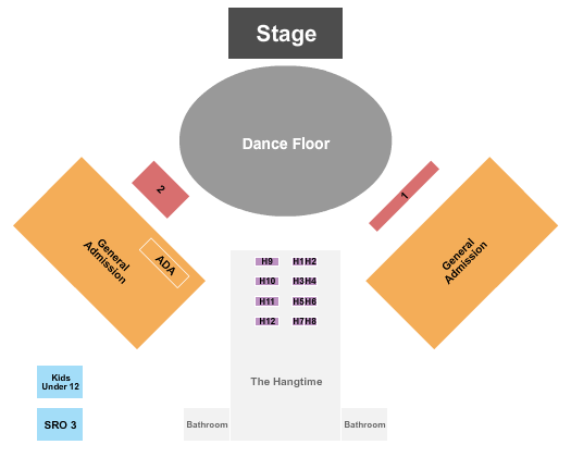 Treleaven Wines Seating Chart: Endstage