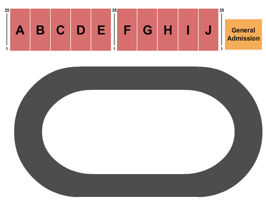 Tri City Speedway - IL Seating Chart: World of Outlaws