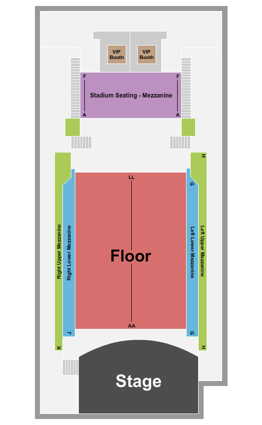 Triad Stage At The Pyrle Theatre Seating Chart: Endstage 2