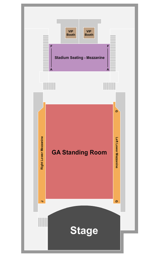 Triad Stage At The Pyrle Theatre Seating Chart: Endstage GA Floor 2
