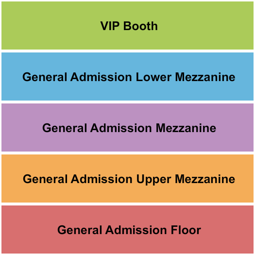 Triad Stage At The Pyrle Theatre Seating Chart: GA by Section