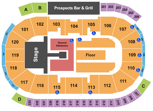 Garth Brooks Cajundome Seating Chart