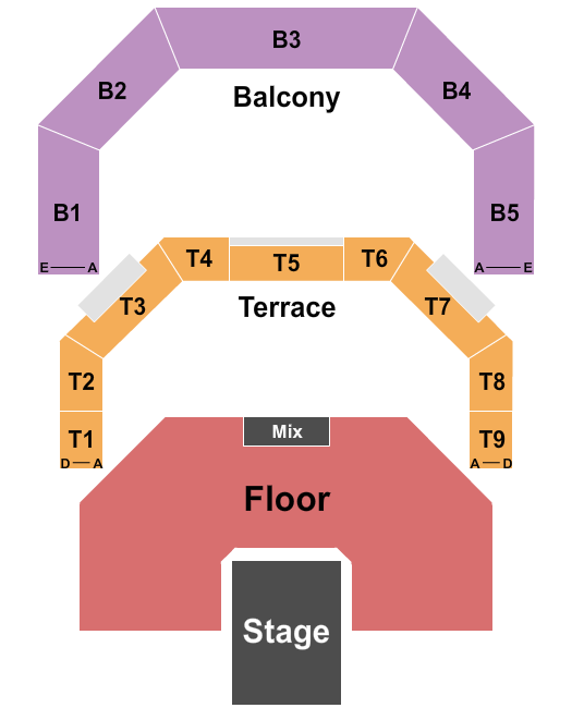 Trilith Live Seating Chart: Endstage GA Floor