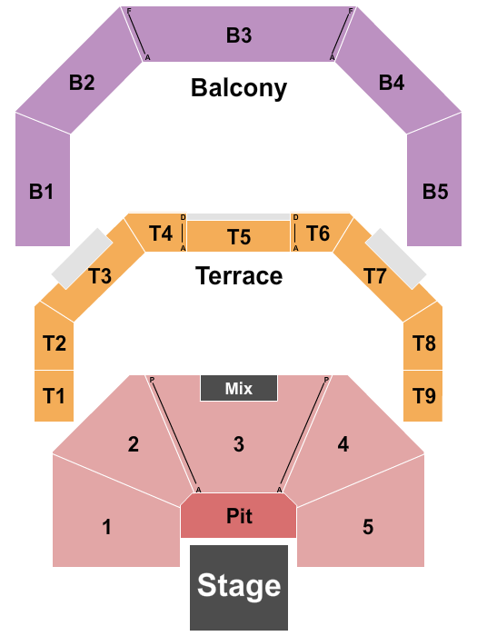 Trilith Live Seating Chart: Endstage Pit