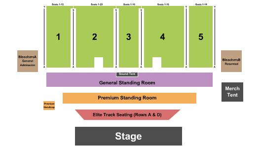 Troy Fairgrounds Seating Chart: Endstage Elite/Prem/SRO/Rsrv