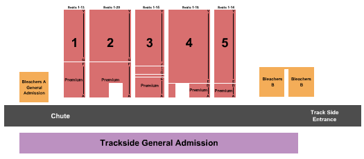 Troy Fairgrounds Seating Chart: Rodeo