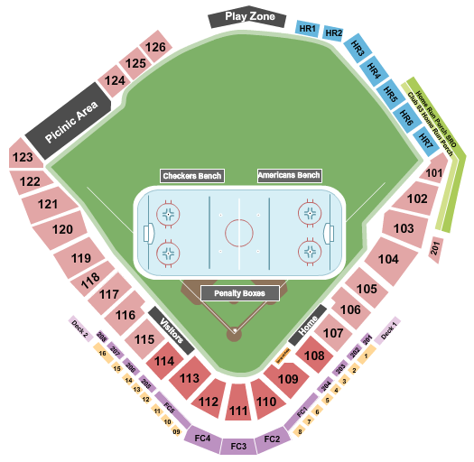 Truist Field - Charlotte Seating Chart: Hockey